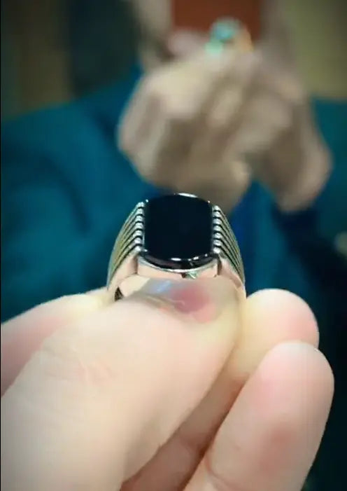 Fancy Black Ring Ring Store
