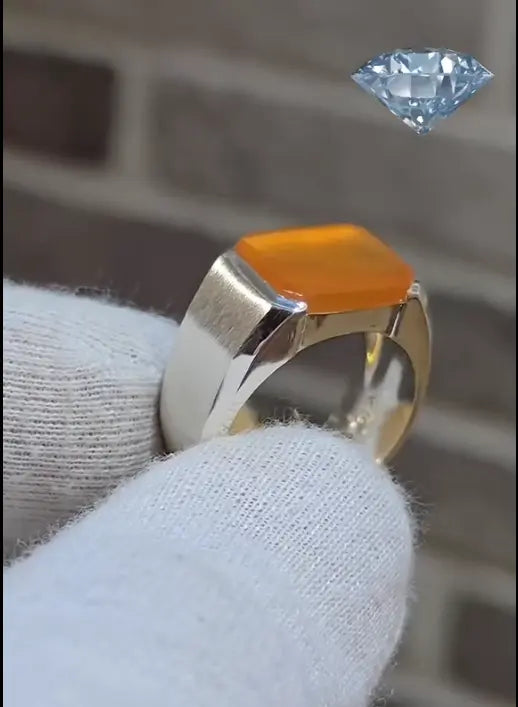 Amber Glow Ring Ring Store